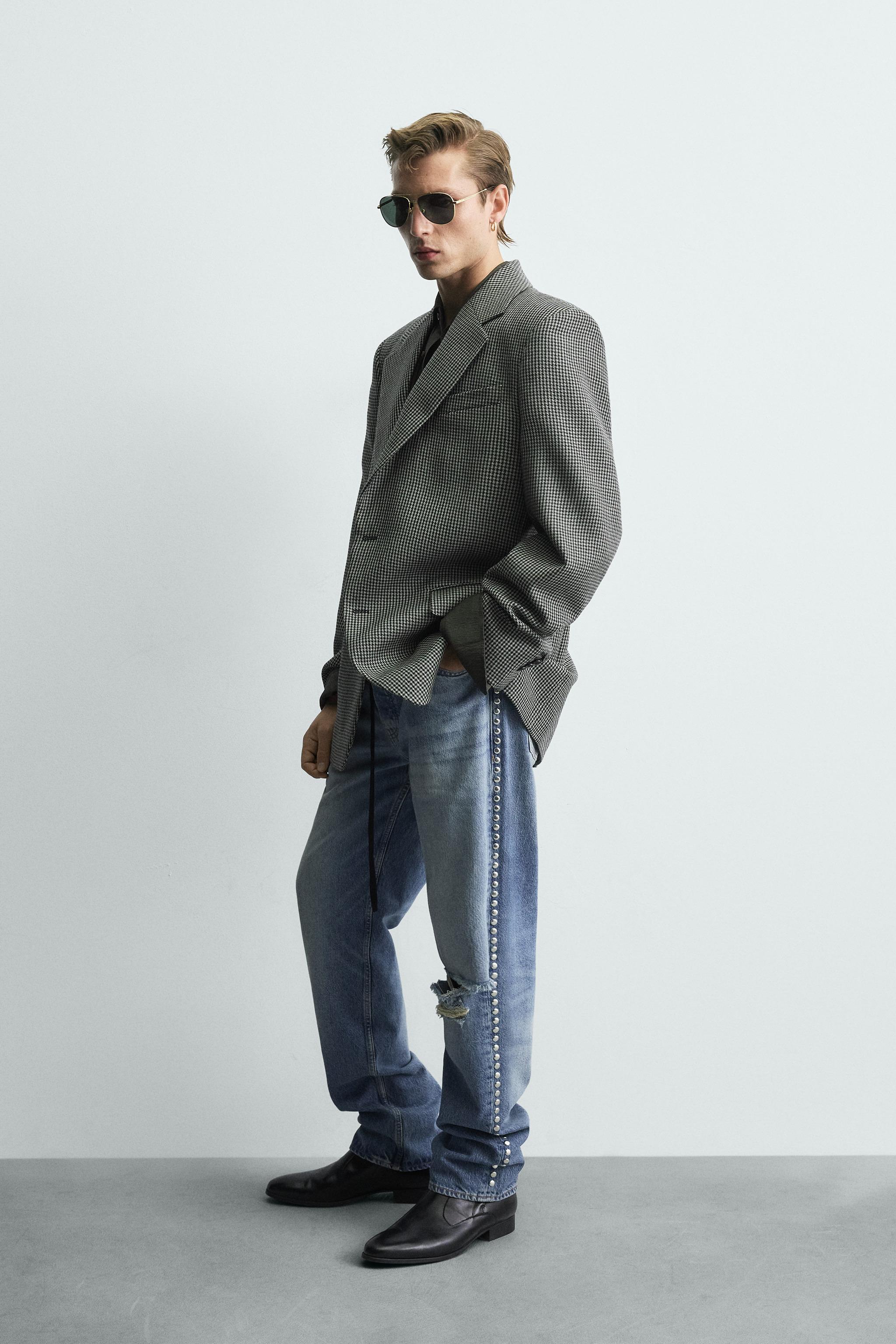 100% WOOL HOUNDSTOOTH BLAZER LIMITED EDITION